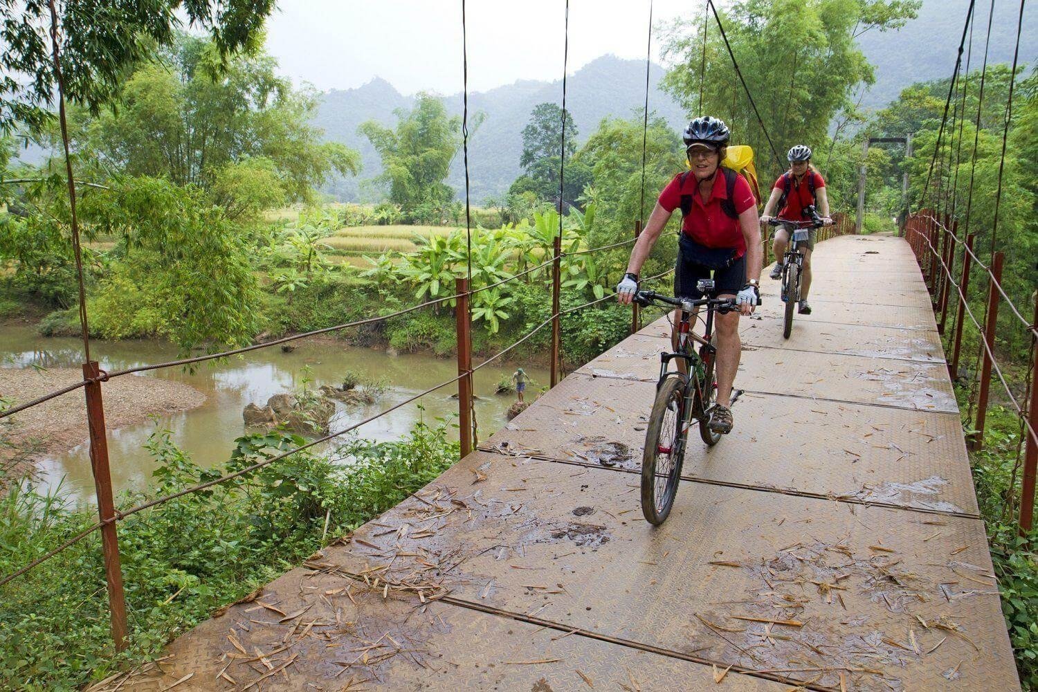 10-Day North Vietnam Cycling Adventure: From the Highland Tea Plantations of Moc Chau to the Limestone Karsts of Ha Long Bay